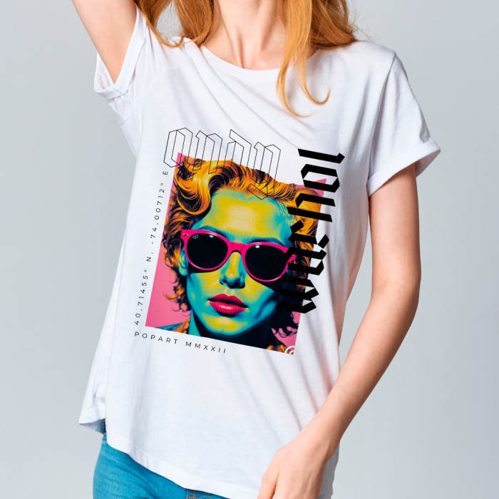 T-Shirt Pop Art Unissexo