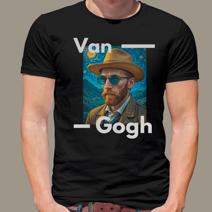 T-Shirt Unissexo Van Gogh With Style